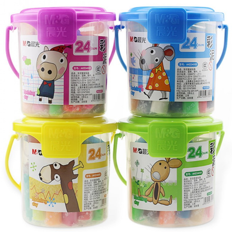 M&G Modelling Clay 24 Colors PP Drum Package Product Image