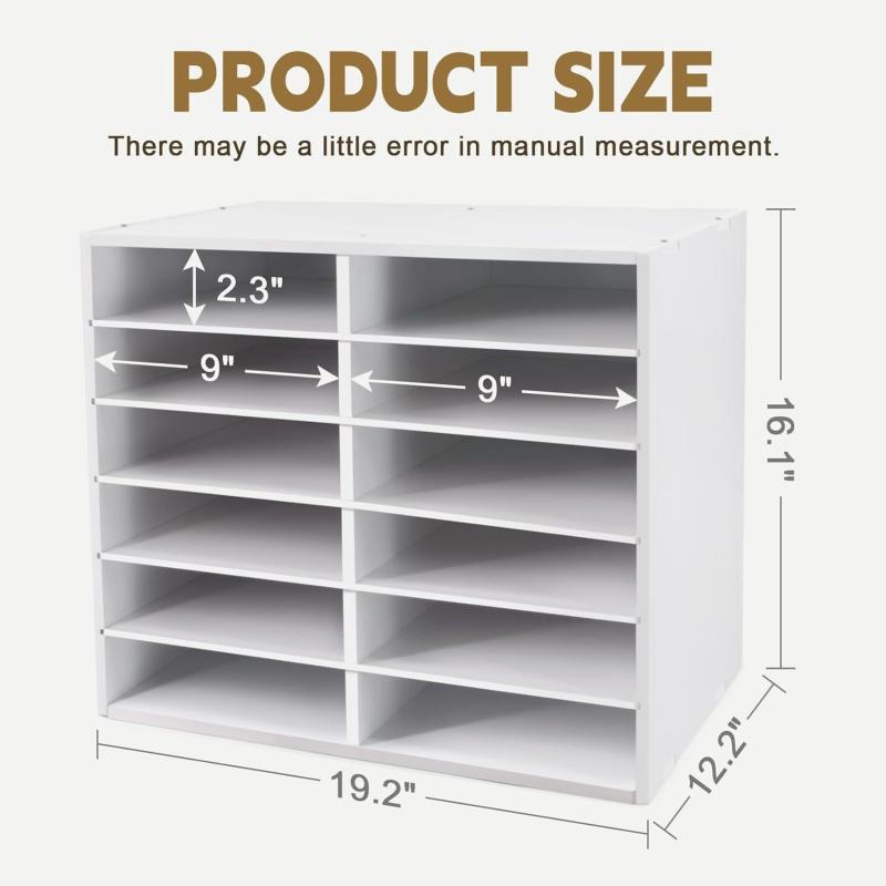 Bankers Box Decorative Literature Sorter Pinstripe, White Zoom Image 4